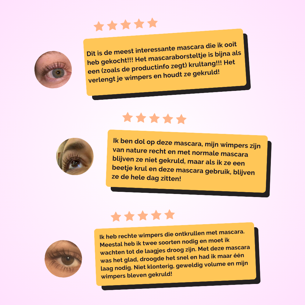 CurlyLashy™ De Geheimen van Perfect Gekrulde Wimpers! 1+1 GRATIS