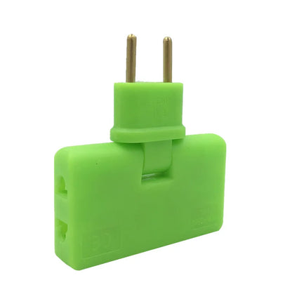 RotatingPlug - Meervoudige stekker met 180º draaibare kop | 1+2 GRATIS