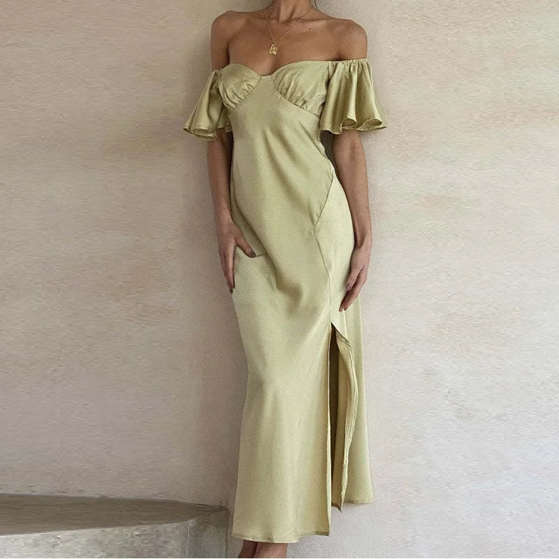 Elisena Jurk - Vrouwelijke Elegantie in een Prachtige Stijl