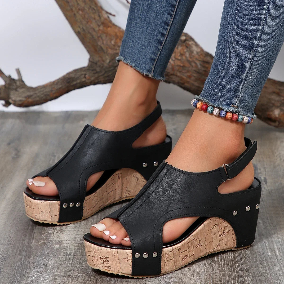 Lisy™ - Vrouwen leren orthopedische sandalen