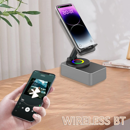 Voltune™ 3-in-1 SpeakerStand – Jouw slimme reisgenoot