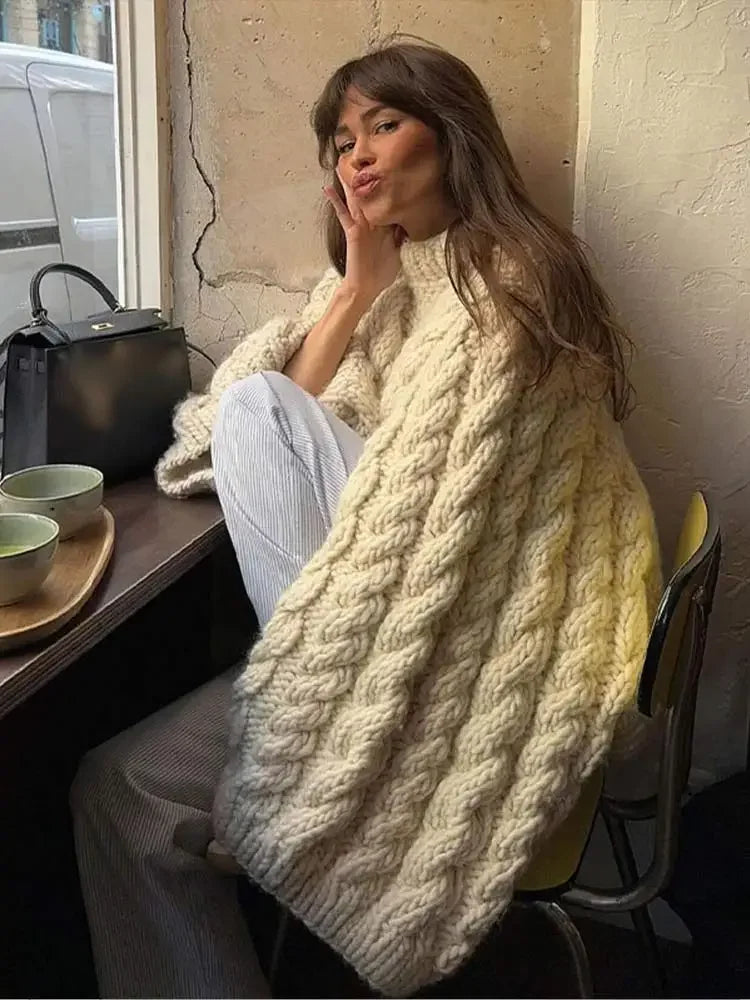 Nordira™ Oversized Gebreide Trui