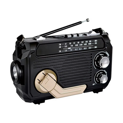LumaSafe™ Noodradio – Licht. Energie. Informatie. Altijd.