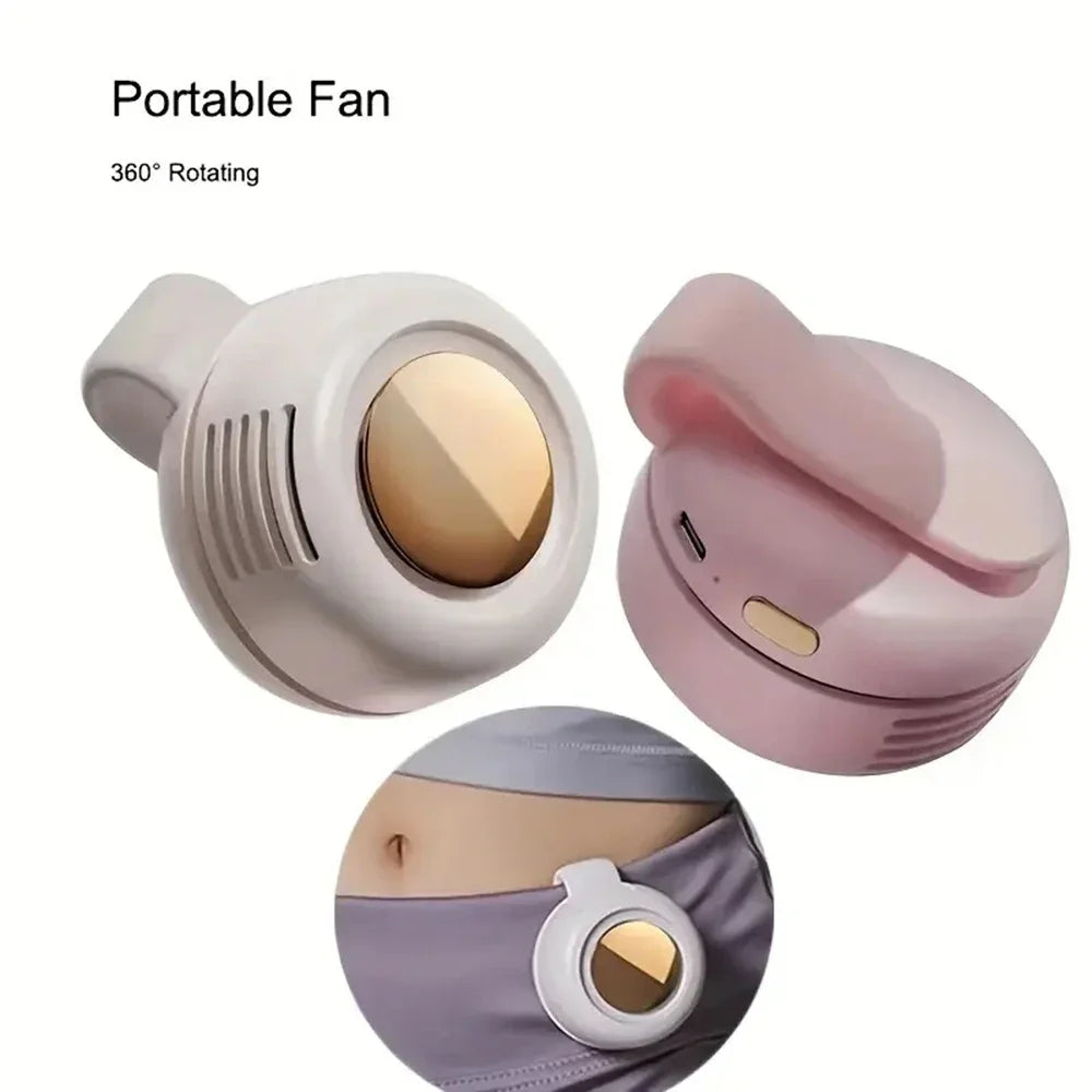 AirEase™ – Draagbare 2-in-1 Ventilator voor Taille en Nek