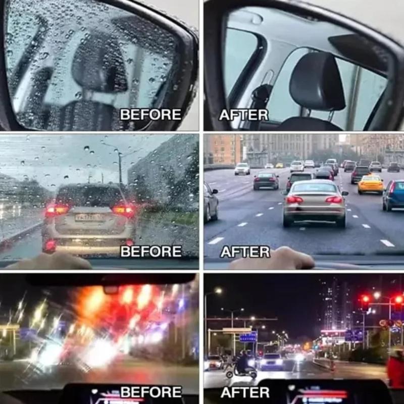 RainGuard™  - Car Glas Oliefilm Coating Oplossing En Borstel