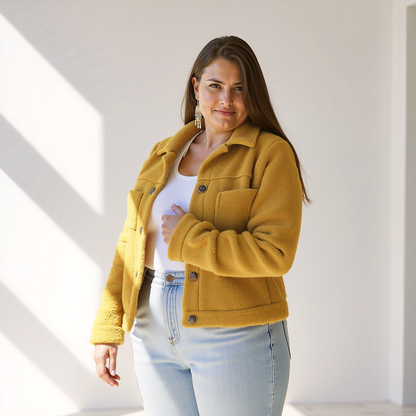 AuroraFleece™ Herfstjas – Stijlvol Warm in Eén | 1+1 Gratis