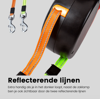 PawSync™ | 2-in-1 Anti-Knoop Hondenriem