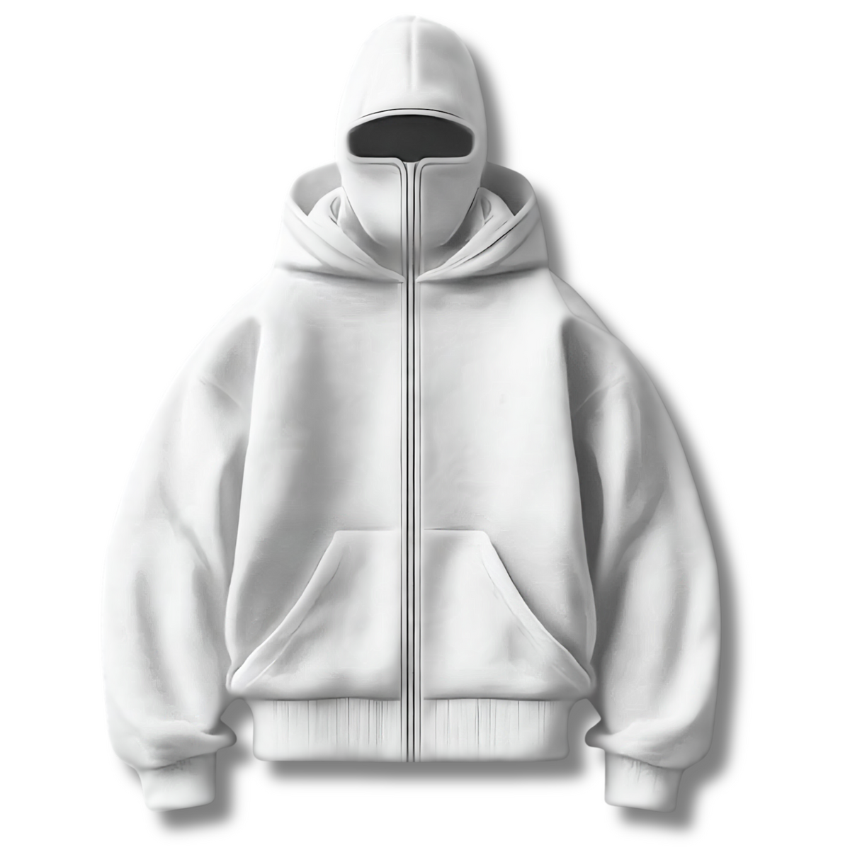 Nexivra™ Zip-Mask Hoodie – Streetwear met karakter en comfort