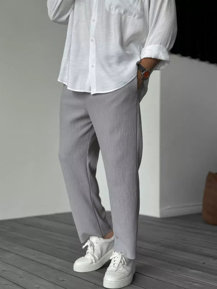 Aurelio - Zachte luxe broek voor heren