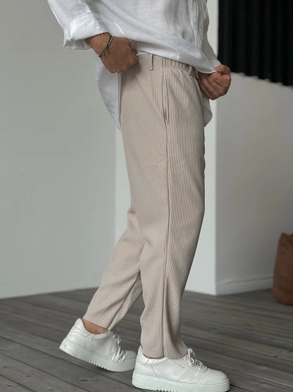 Aurelio - Zachte luxe broek voor heren