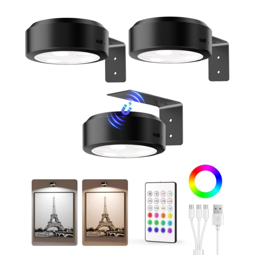 LumiFrame™ – Draadloze Verlichting voor Jouw Wanddecoratie
