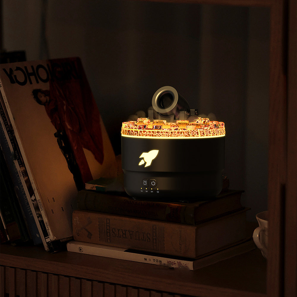 VulcanoGlow™ – De Unieke Aroma Diffuser en Nachtlamp