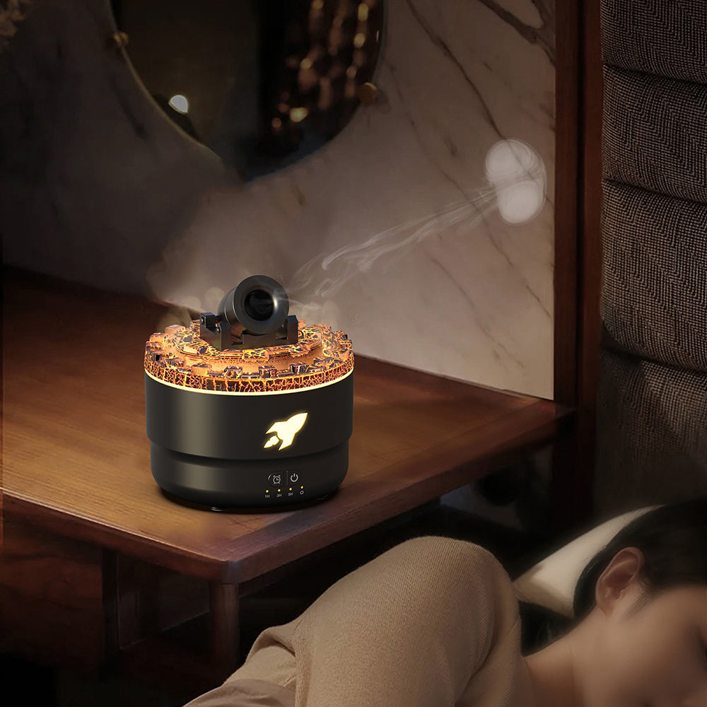 VulcanoGlow™ – De Unieke Aroma Diffuser en Nachtlamp