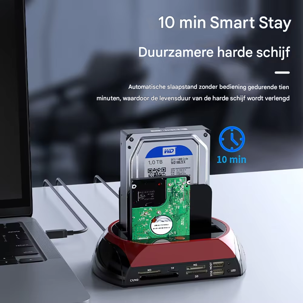 DataNest Dock™ – Universeel Data- en Schijfstation