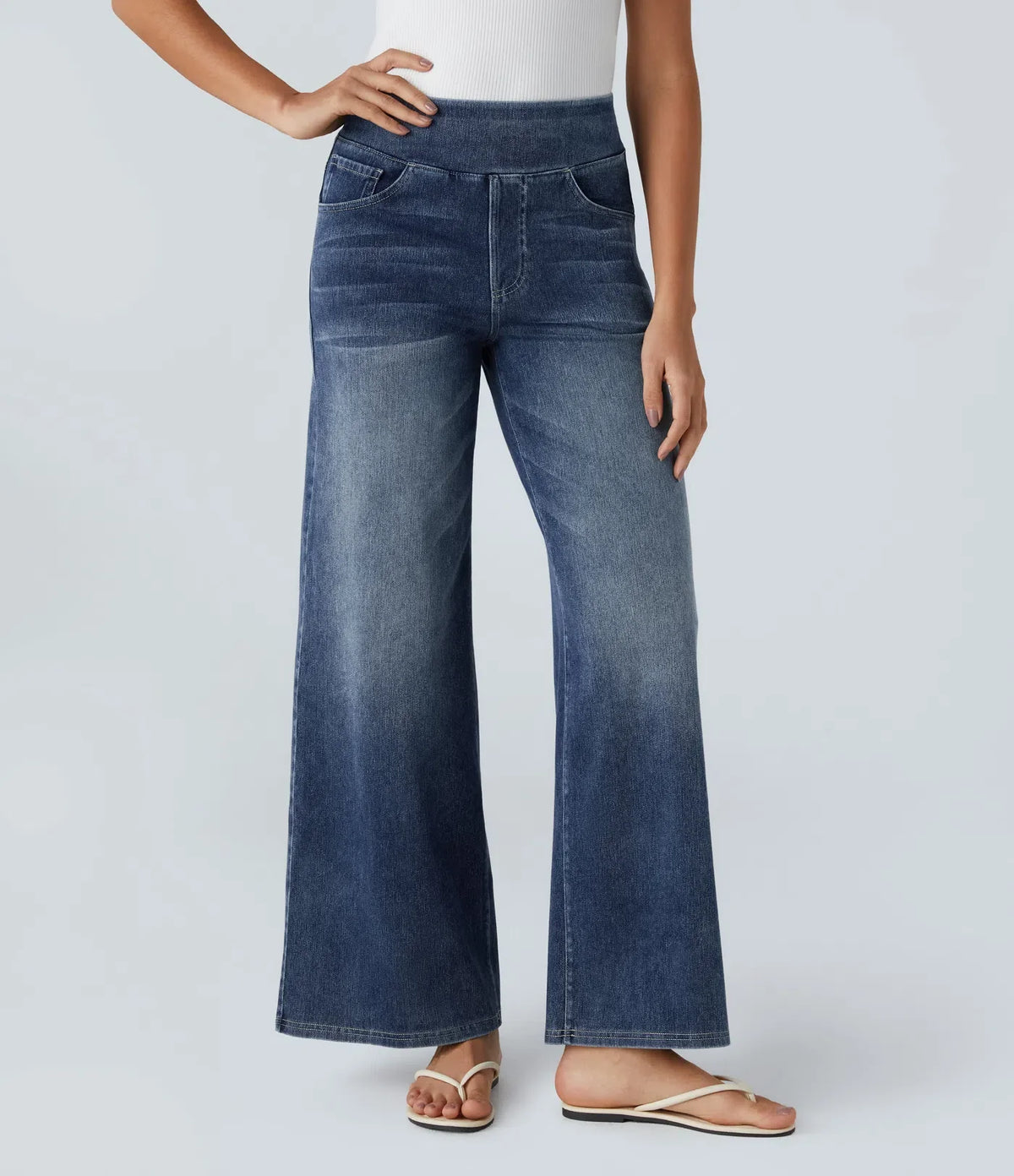 LiviaFlex™ | Elegante Hoge Taille Broek