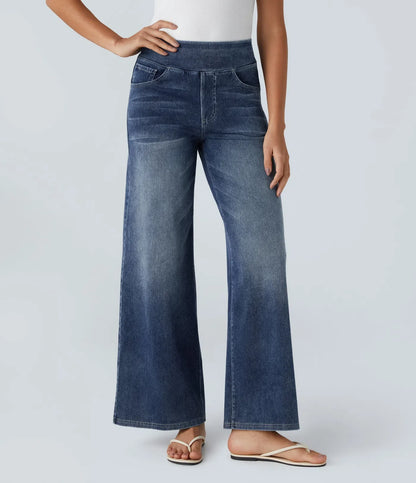 LiviaFlex™ | Elegante Hoge Taille Broek