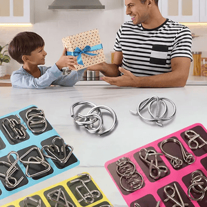 MindTwist™ Puzzles – 24 Uitdagende Metaalpuzzels