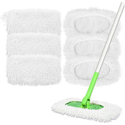 EcoSweep™ – Herbruikbare Microvezel Moppads voor Elke Vloer