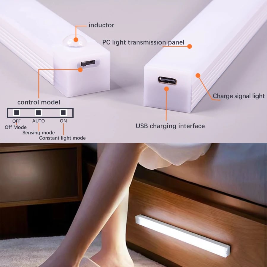 LumoSense™ – Slimme Oplaadbare Sensorlamp | 1+1 Gratis