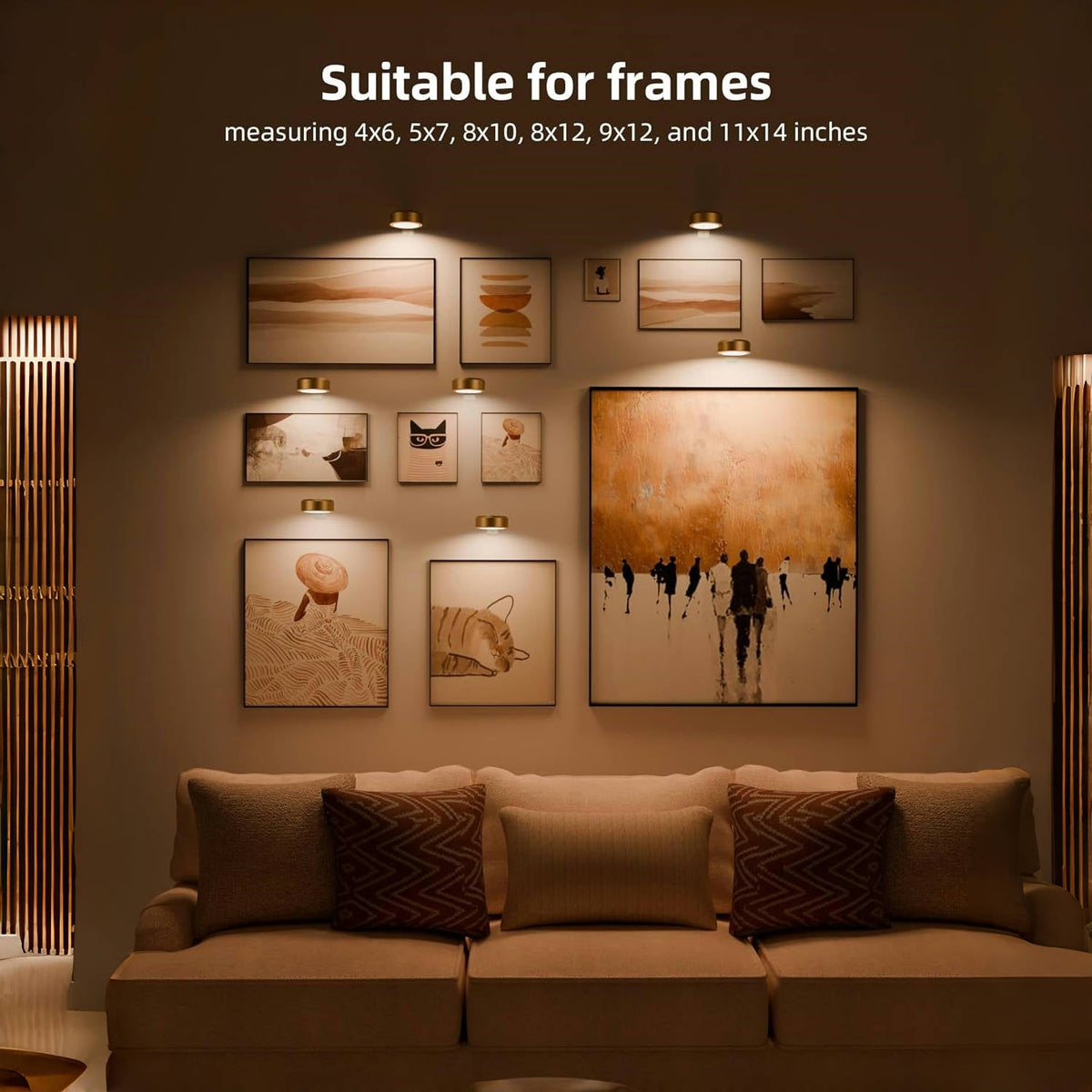 LumiFrame™ – Draadloze Verlichting voor Jouw Wanddecoratie
