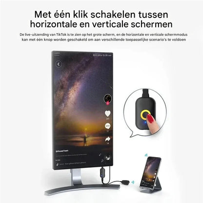 ViewEase™ — Draadloos kijken zonder grenzen
