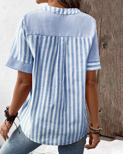 Sasha™ - Chique katoenen blouse