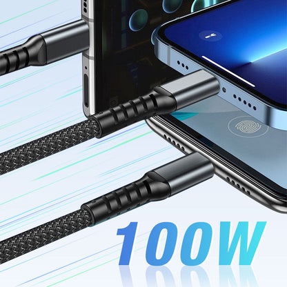 Voltix™ – De Ultieme 3-in-1 Oplaadkabel
