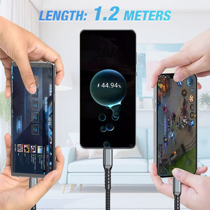 Voltix™ – De Ultieme 3-in-1 Oplaadkabel
