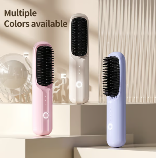 Zyvelle™ Draadloze Stylingborstel – Compact, Ionisch & Altijd Onderweg