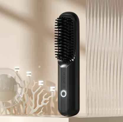 Zyvelle™ Draadloze Stylingborstel – Compact, Ionisch & Altijd Onderweg