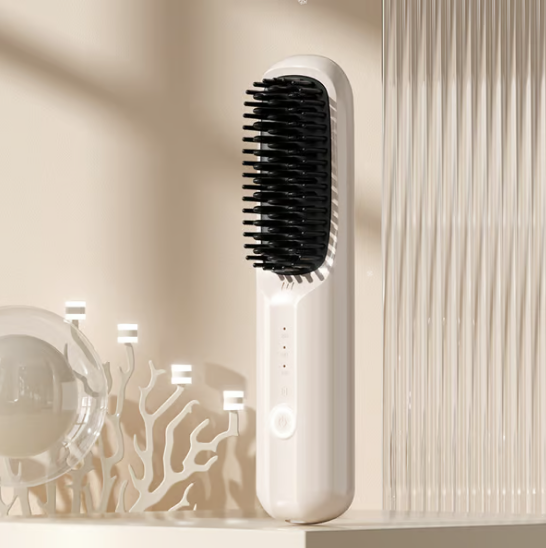 Zyvelle™ Draadloze Stylingborstel – Compact, Ionisch & Altijd Onderweg