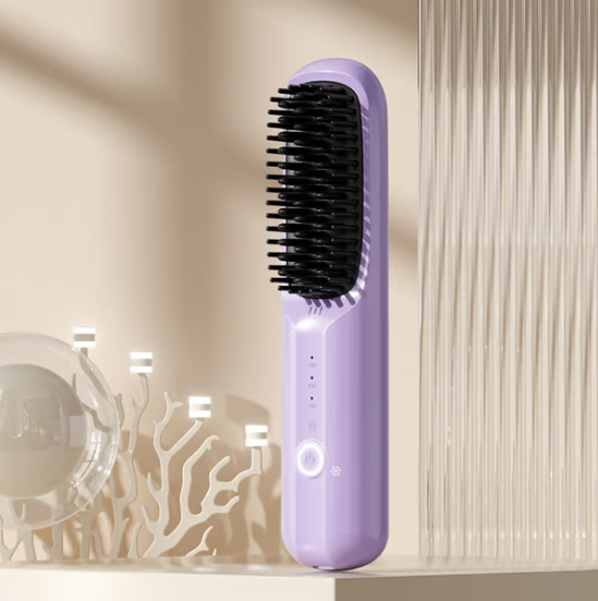 Zyvelle™ Draadloze Stylingborstel – Compact, Ionisch & Altijd Onderweg