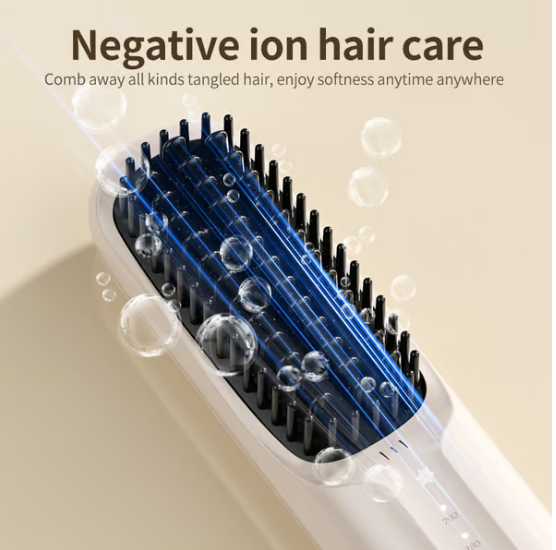 Zyvelle™ Draadloze Stylingborstel – Compact, Ionisch & Altijd Onderweg