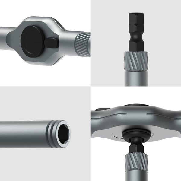 TorquePro™ – 24-in-1 Ratchet T-Bar Schroevendraaier