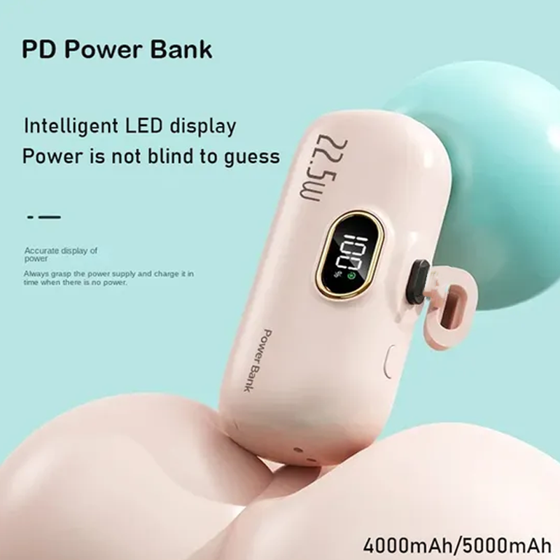 Voltzy™ Mini Power Bank – Compacte Energie, Altijd Binnen Handbereik
