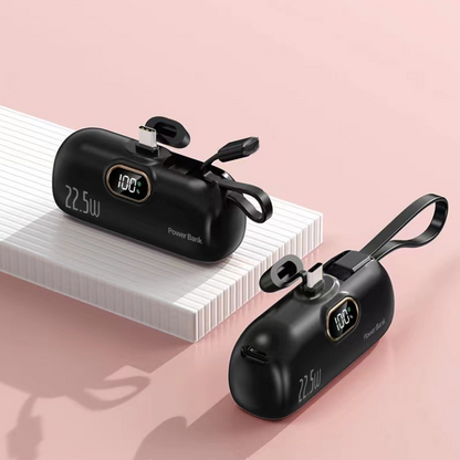Voltzy™ Mini Power Bank – Compacte Energie, Altijd Binnen Handbereik