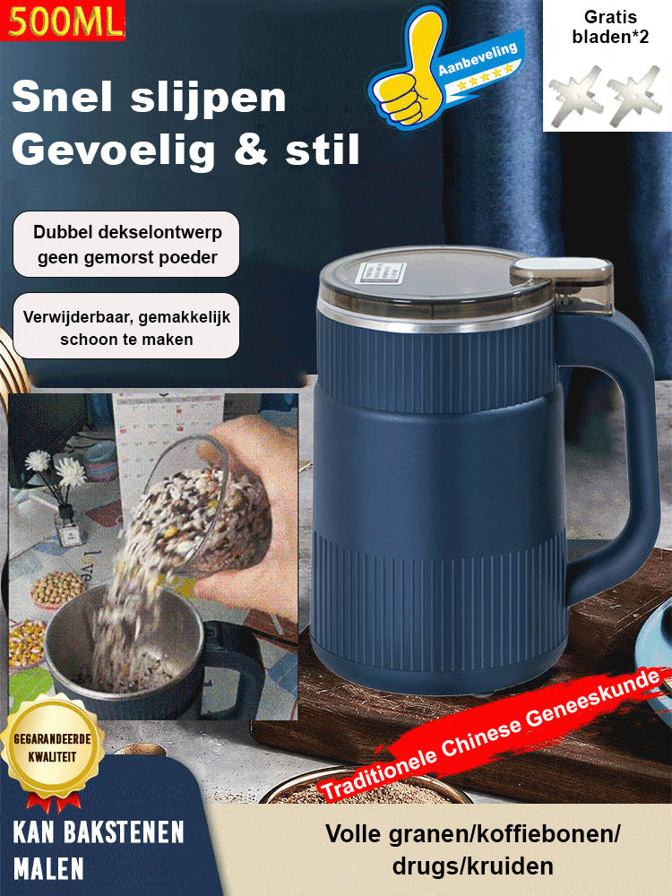 Grindify™ – Elektrische Koffiemolen & Multigrinder 300W