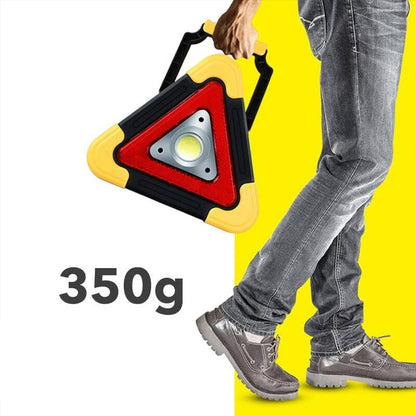 TriGlow Alert™ – Slimme Driehoekslamp voor Nood & Outdoor