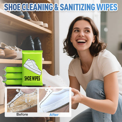 StepFresh™ Schoenreinigingsdoekjes – Frisse schoenen in één veeg
