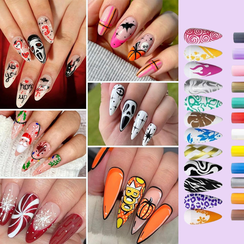 ARTEVA™ Nail Design Penset – Jouw Nagels, Jouw Canvas
