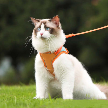 PawSure™ – Reflecterend Kattenharnas voor Veilig & Comfortabel Wandelen