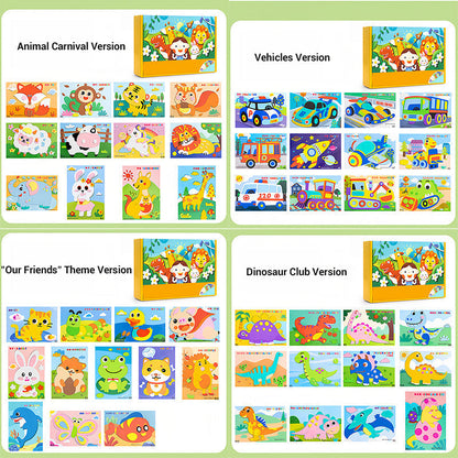 🎨 KreaFun™ 3D Knutselstickers – Creativiteit die tot leven komt
