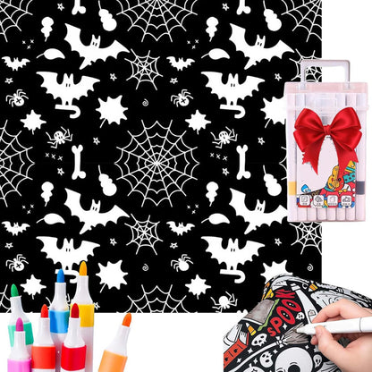 ArtSnuggle™ Kleur-Je-Eigen Dekentje – Creativiteit Ontmoet Comfort
