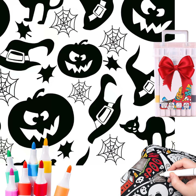 ArtSnuggle™ Kleur-Je-Eigen Dekentje – Creativiteit Ontmoet Comfort