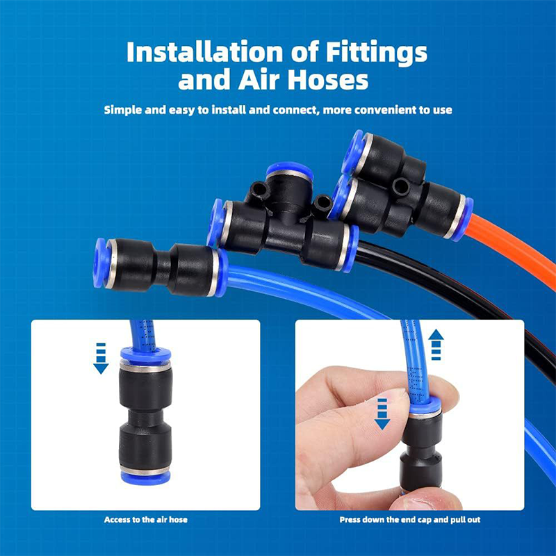 AeroLinka™ 1/4” Pneumatische Snelkoppeling Set