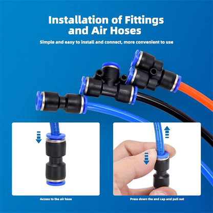 AeroLinka™ 1/4” Pneumatische Snelkoppeling Set